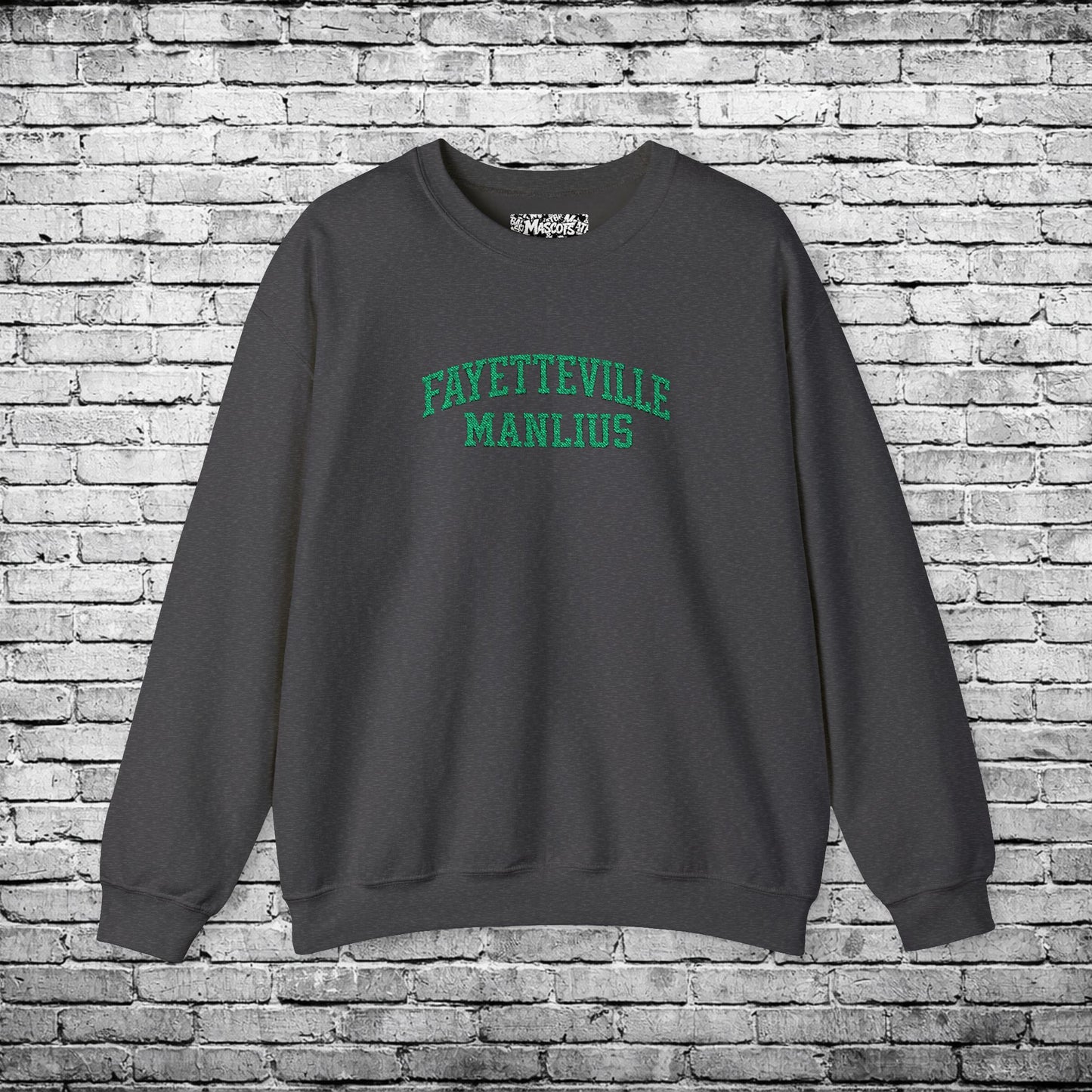 Fayetteville Manlius Green Embroidered Sweatshirt