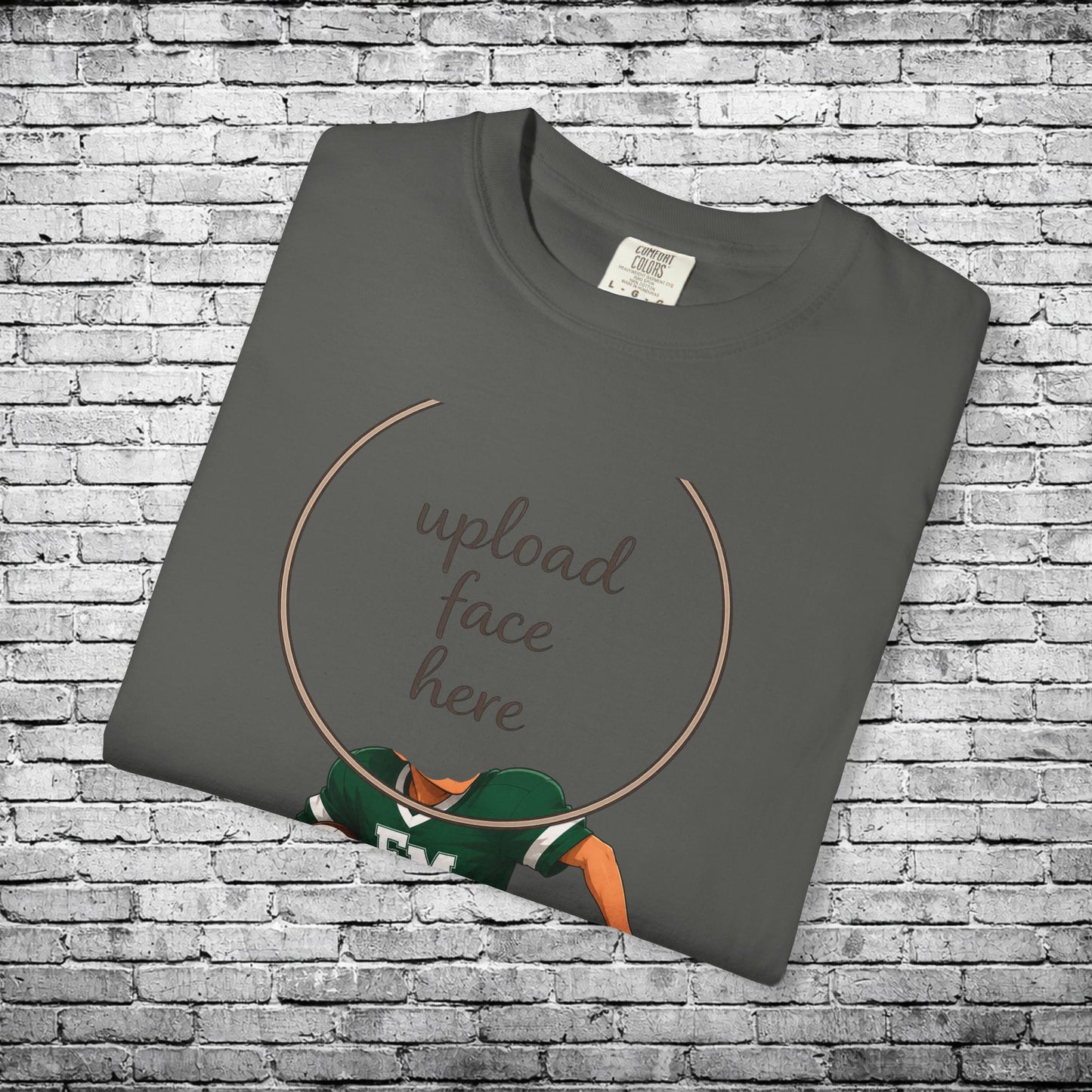 Fayetteville Manlius Football Custom Caricature T - Comfort Colors Brand