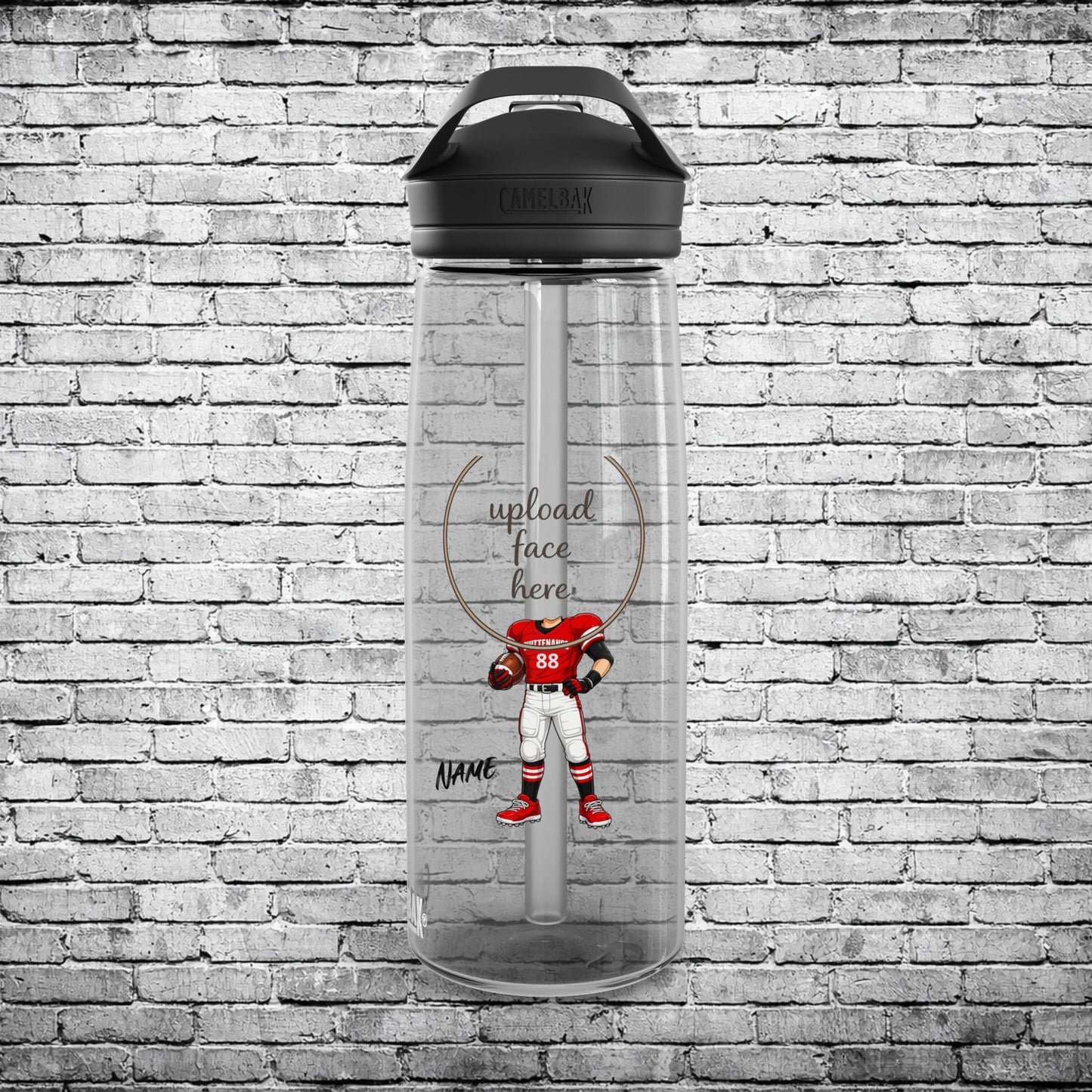 Chittenango Football Custom caricature - CamelBak Eddy Water Bottle