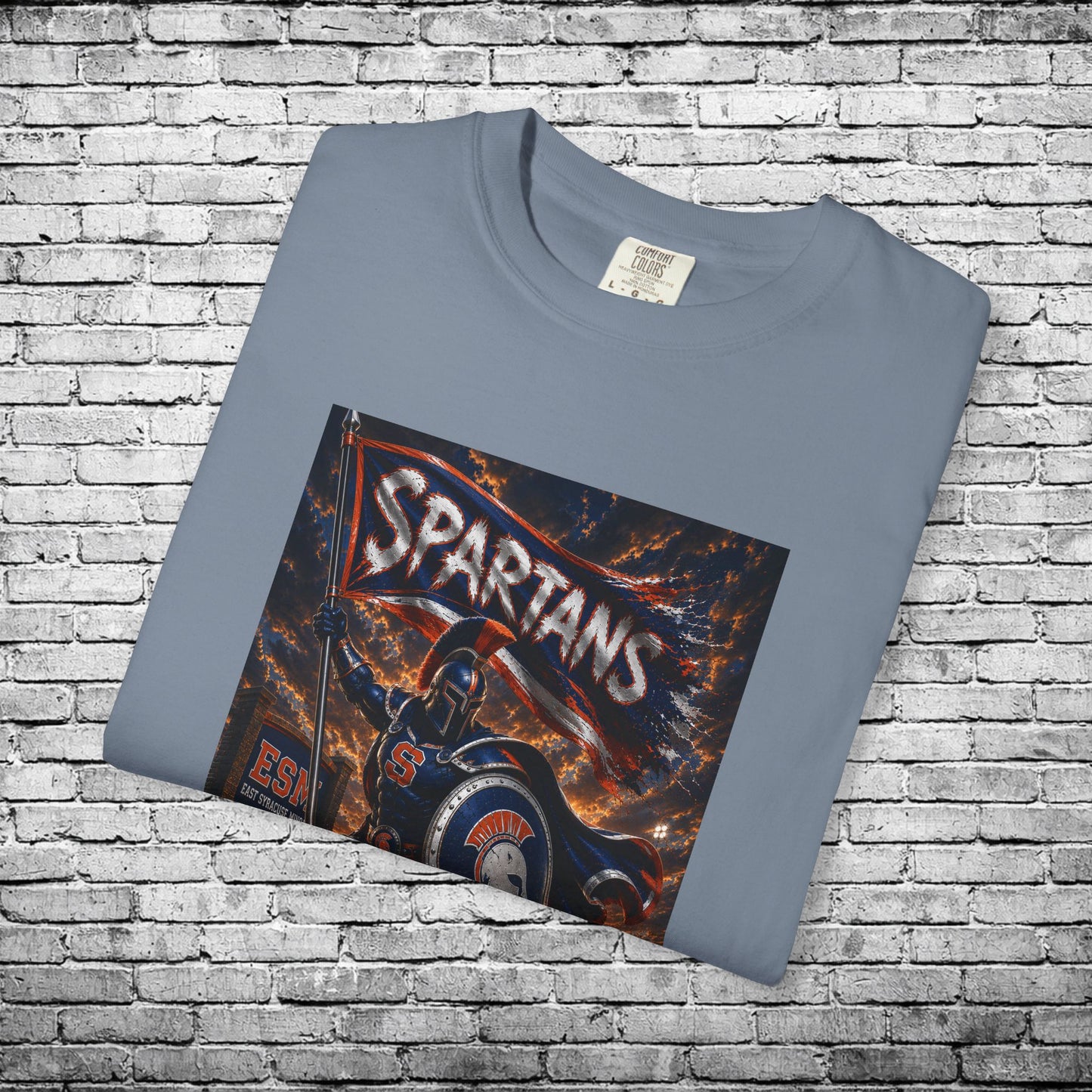 ESM Superhero Spartan T - Comfort Colors Brand