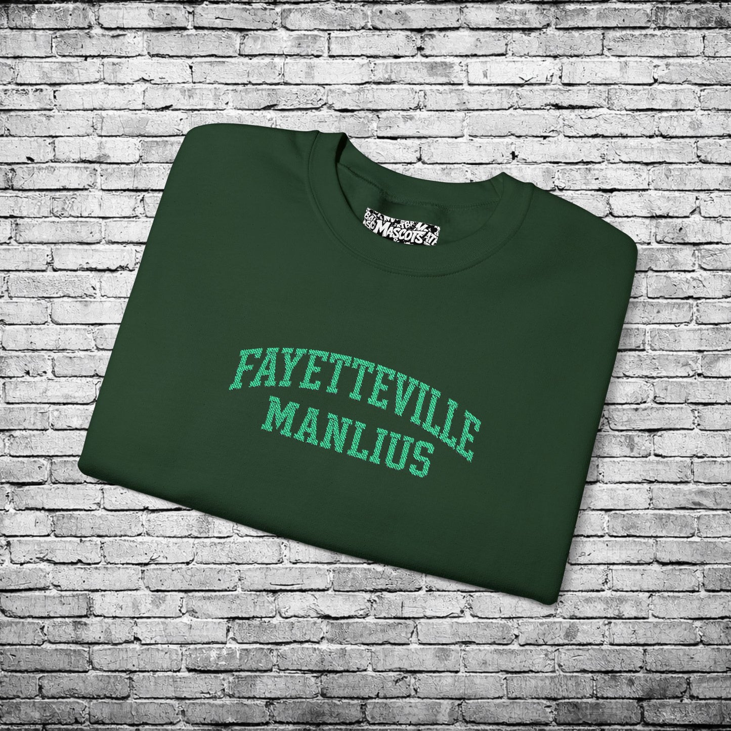 Fayetteville Manlius Green Embroidered Sweatshirt