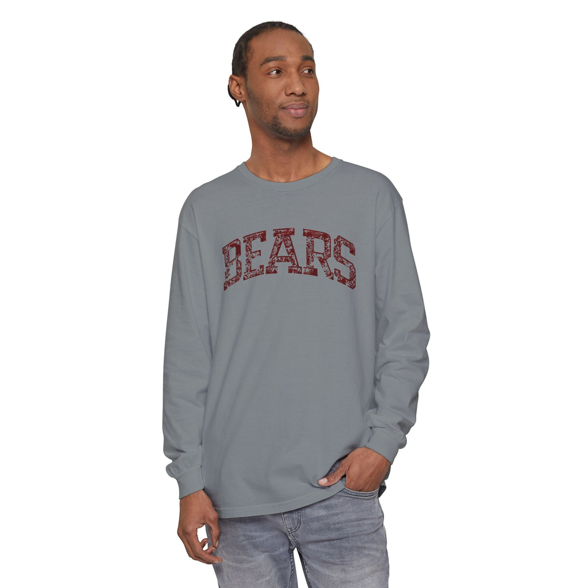 Copy of Chittenango Distressed BEARS Long Sleeve T - Comfort Colors