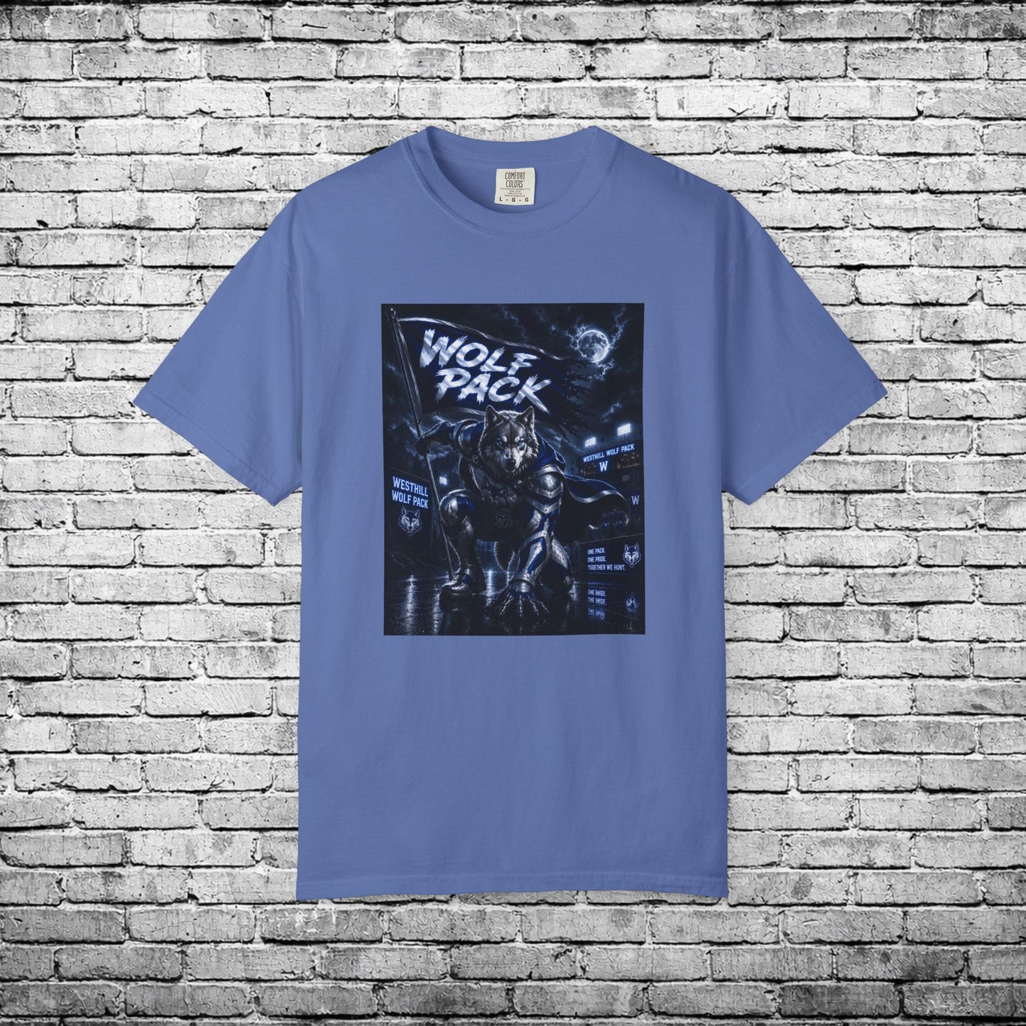Westhill Wolfpack Superhero T - Comfort Colors Brand