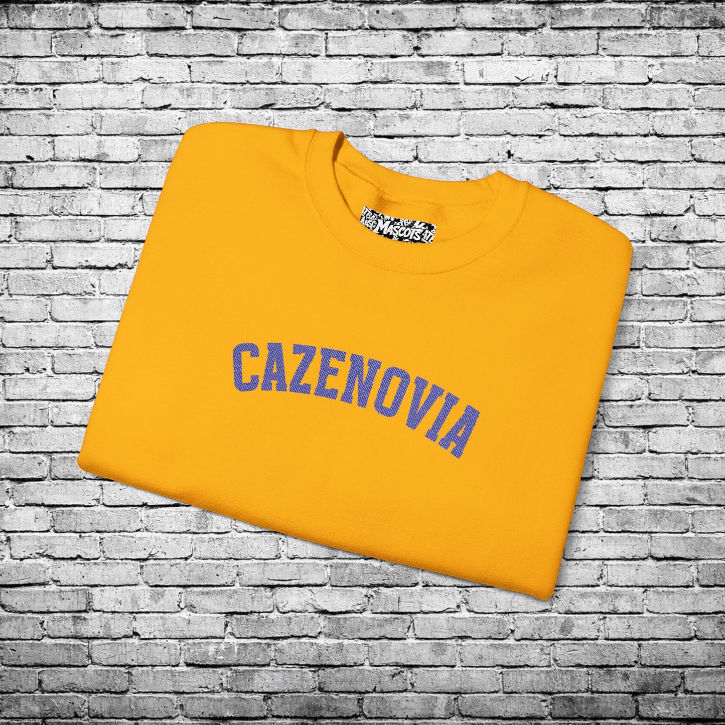 Cazenovia Blue Embroidered Sweatshirt