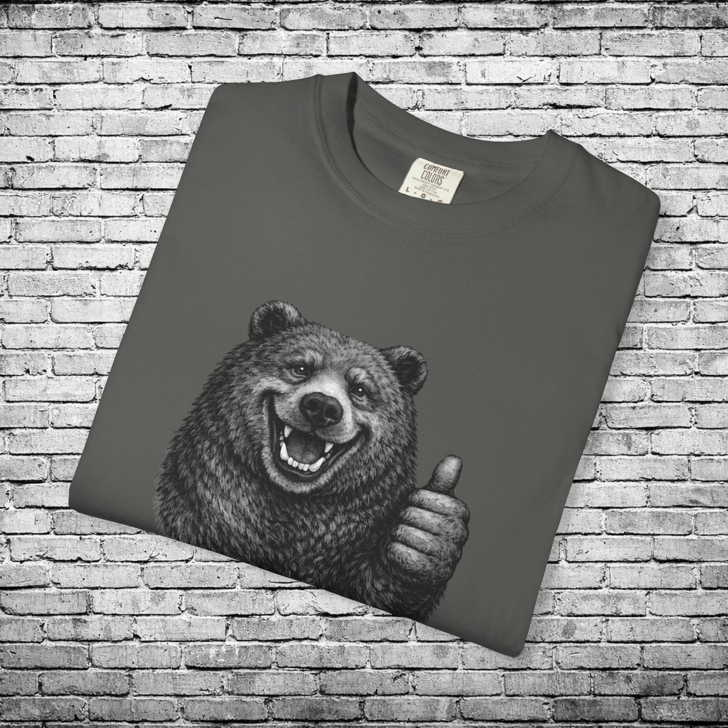 Chittenango Bear Thumbs Up T (Comfort Colors Brand)