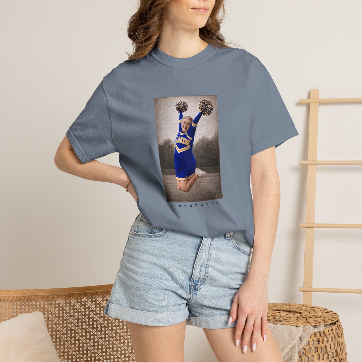 Cazenovia Cheerleader T - Comfort Colors Brand
