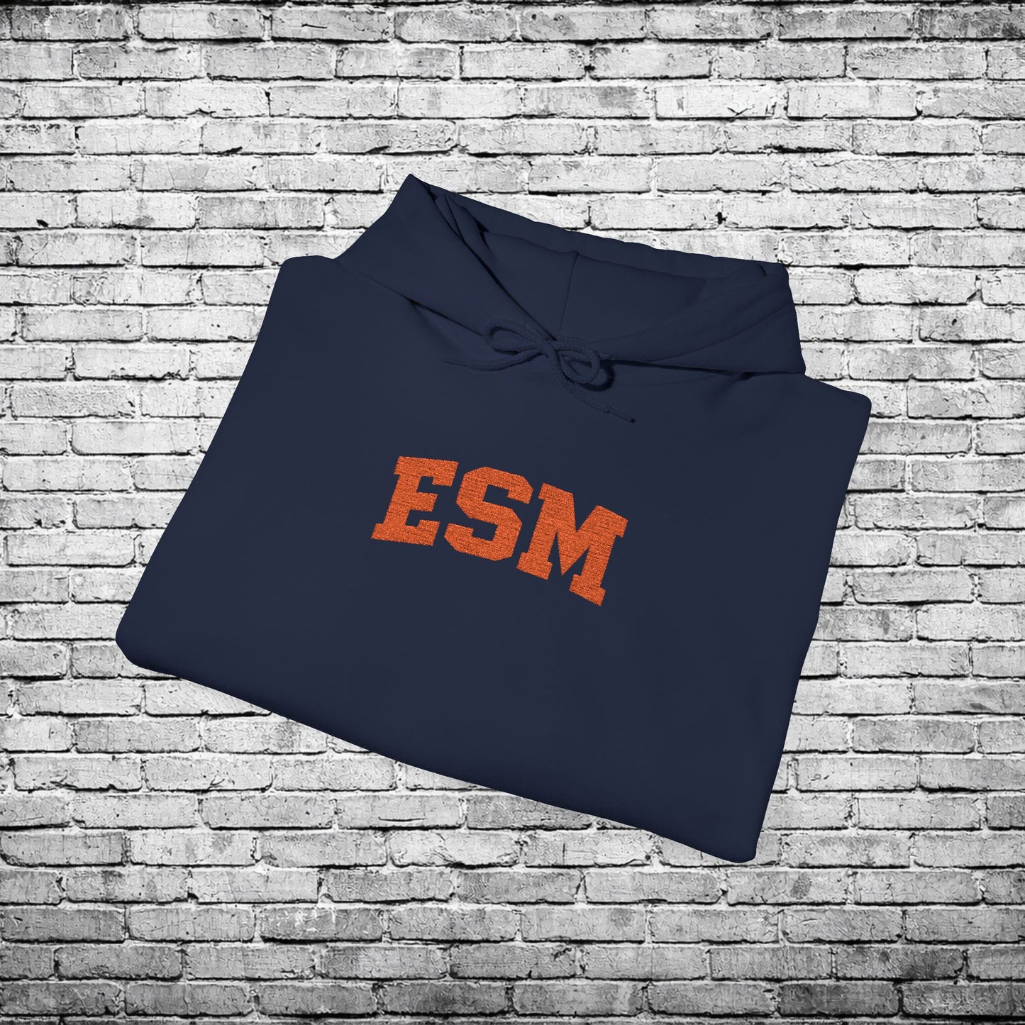 ESM Orange Embroidered Hoodie