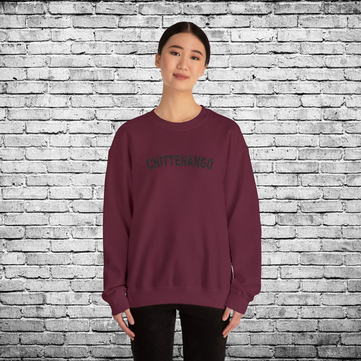 Chittenango Embroidered (Black) Sweatshirt