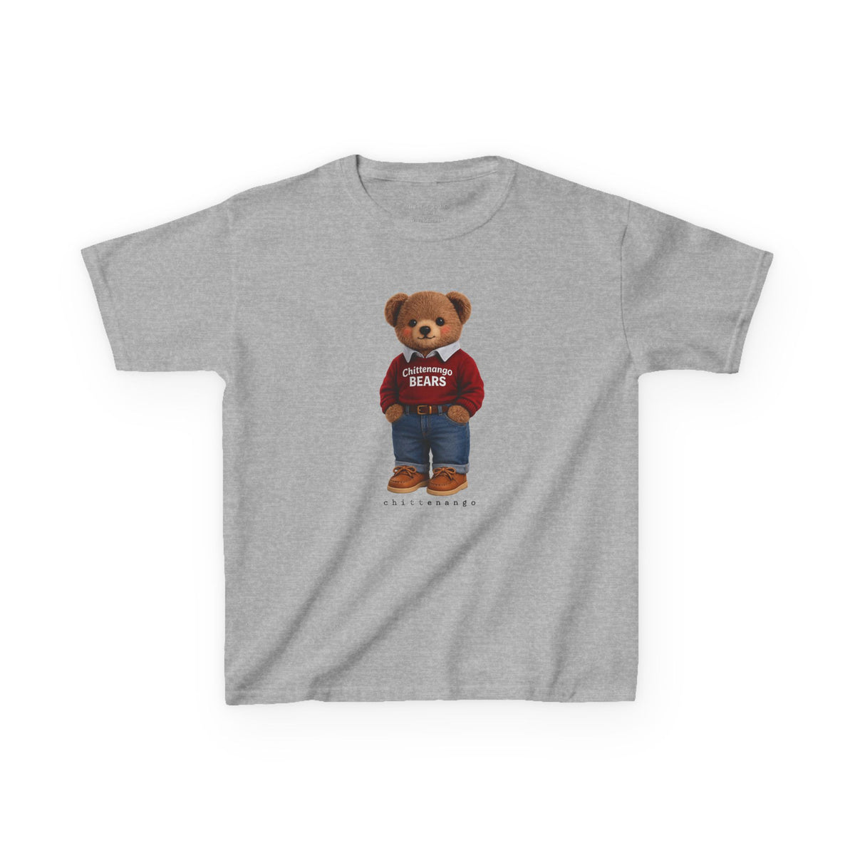 Kids Red Sweater Chittenango Bear T