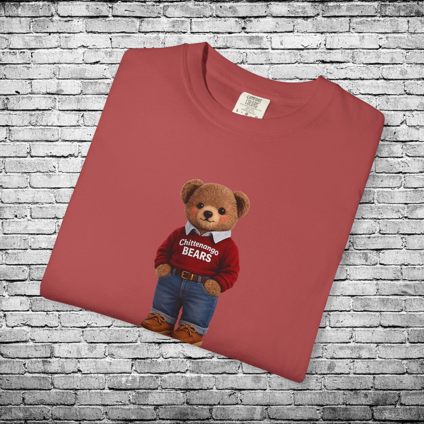 Chittenango Red Sweater Bear T - Comfort Colors Brand