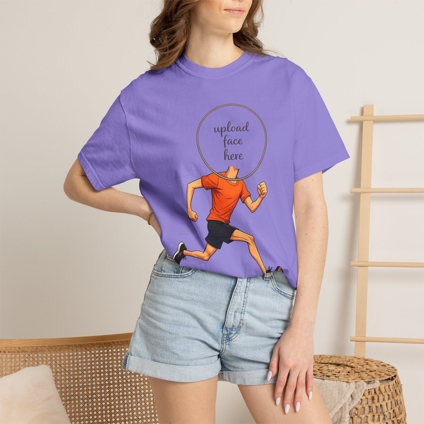 Custom Activity - Runner Caricature T - Comfort Colors Brand