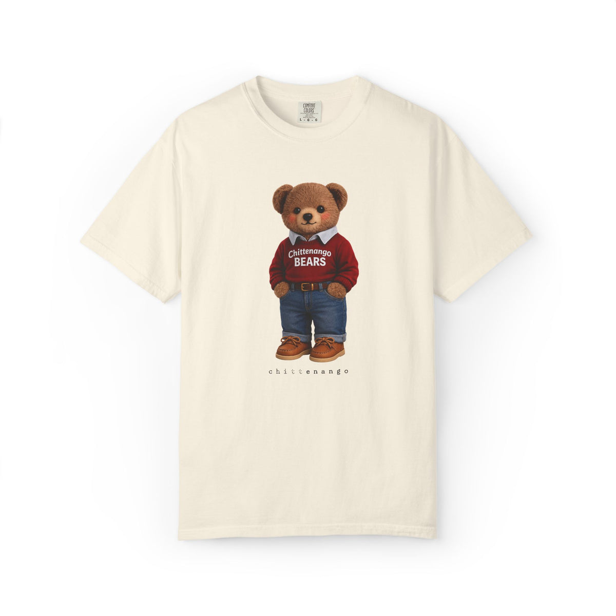 Red Sweater Chittenango Bear - Comfort Colors