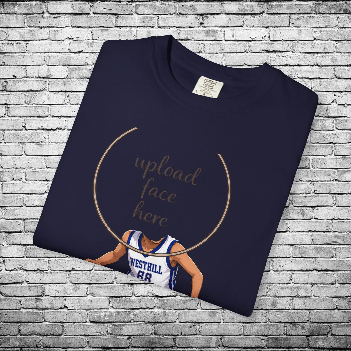Westhill Basketball Custom Caricature T - Comfort Colors Brand