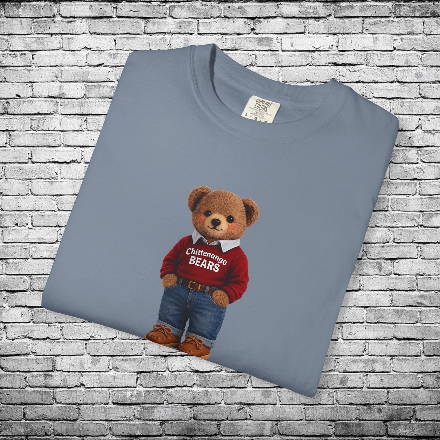 Chittenango Red Sweater Bear T - Comfort Colors Brand