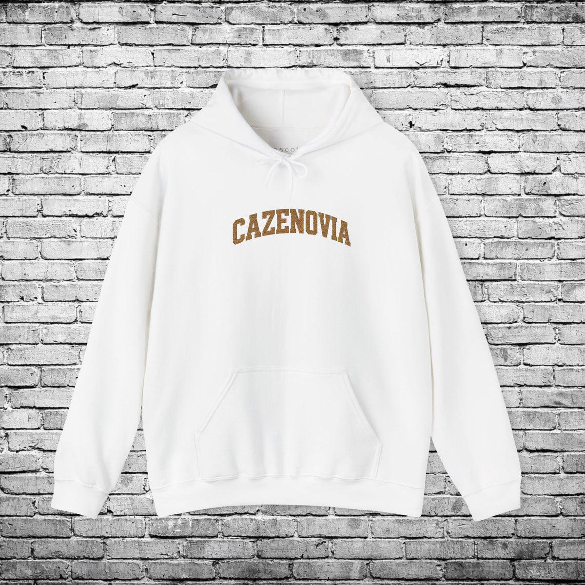 Cazenovia Gold Embroidered Hoodie