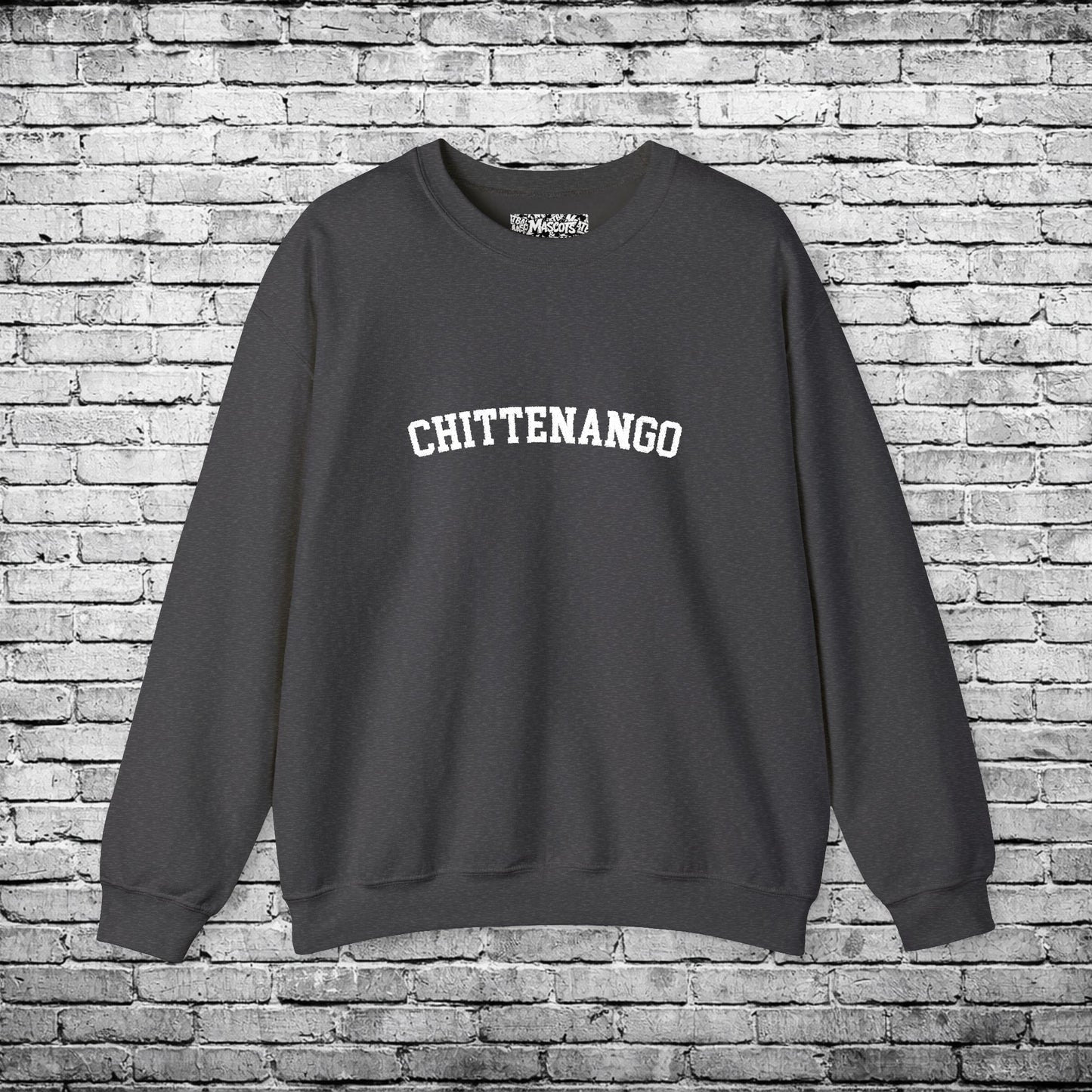 Chittenango White Embroidered Sweatshirt