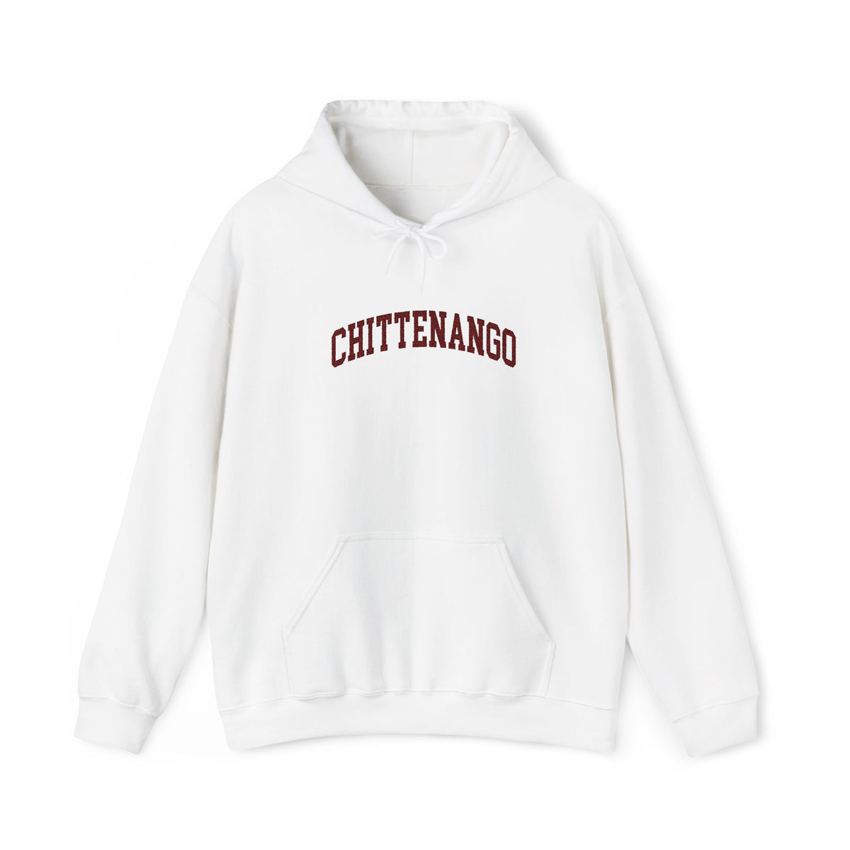 Chittenango (Red) Embroidered Hoodie