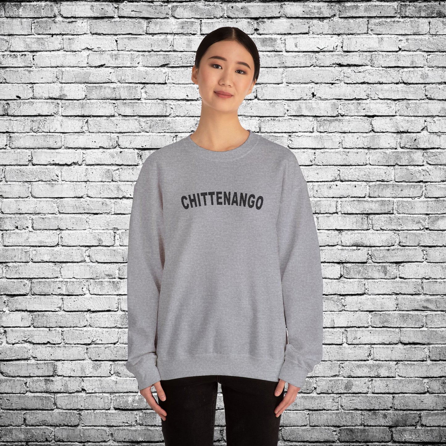 Chittenango Embroidered (Black) Sweatshirt