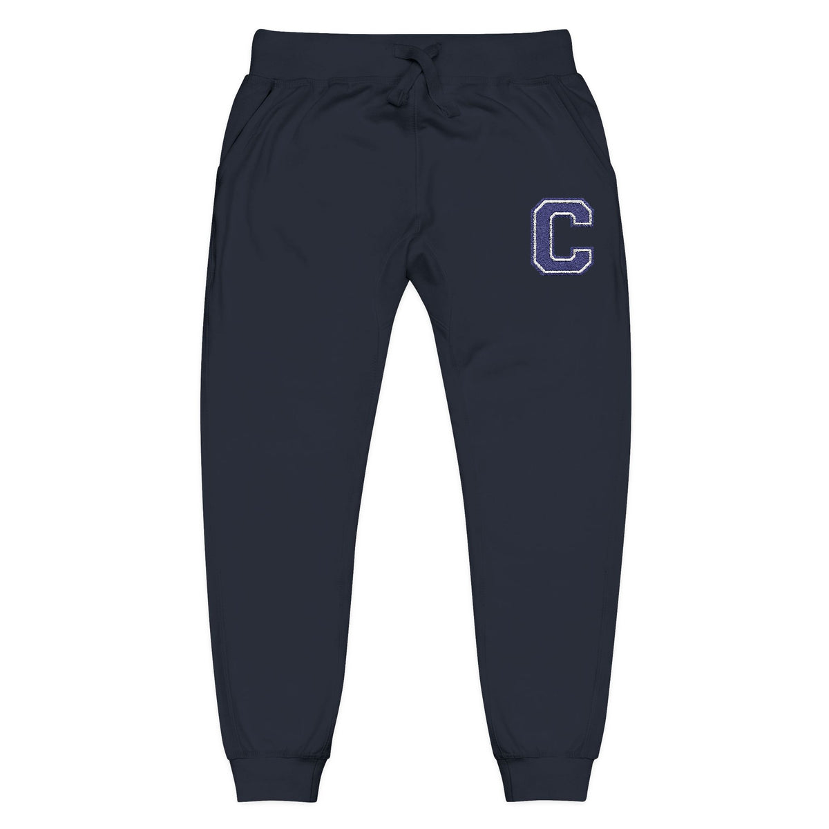 Cazenovia Embroidered Letter C Fleece Sweatpants - Cotton Heritage