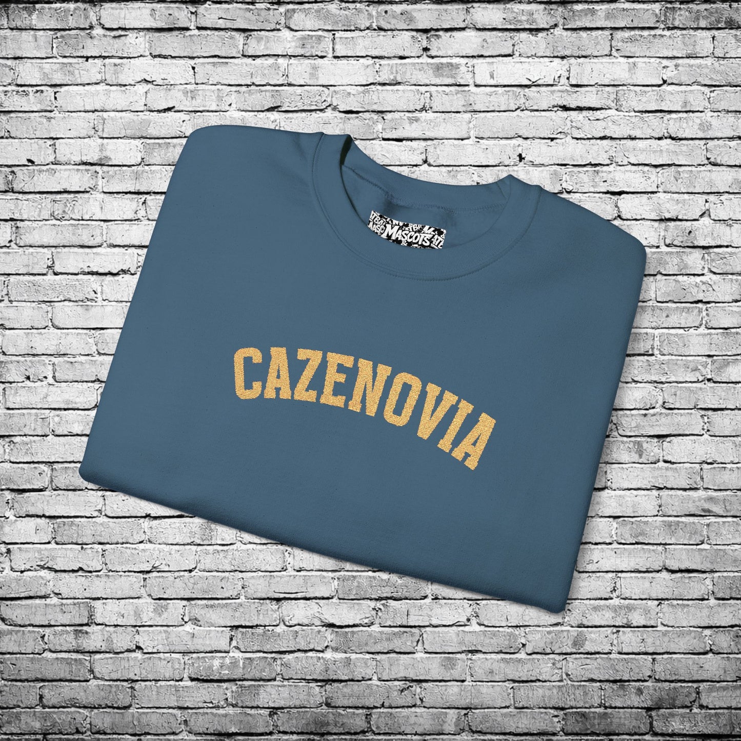 Cazenovia Gold Embroidered Sweatshirt
