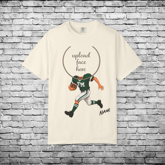 Fayetteville Manlius Football Custom Caricature T - Comfort Colors Brand