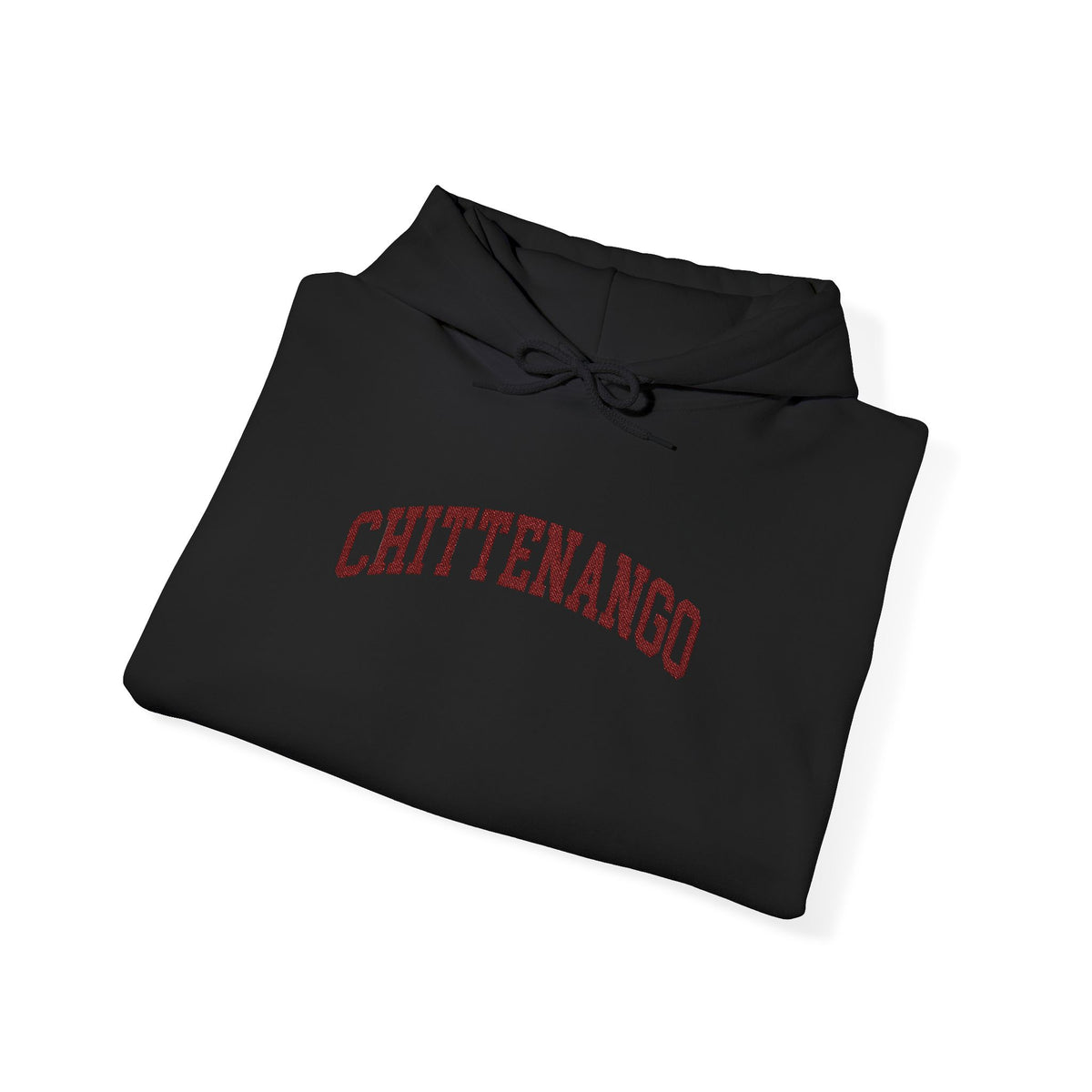 Chittenango (Red) Embroidered Hoodie