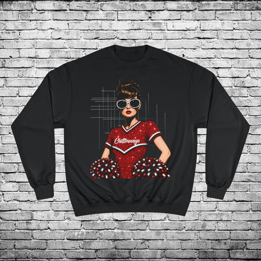 Chittenango Cheerleader Sweatshirt. - Comfort Colors