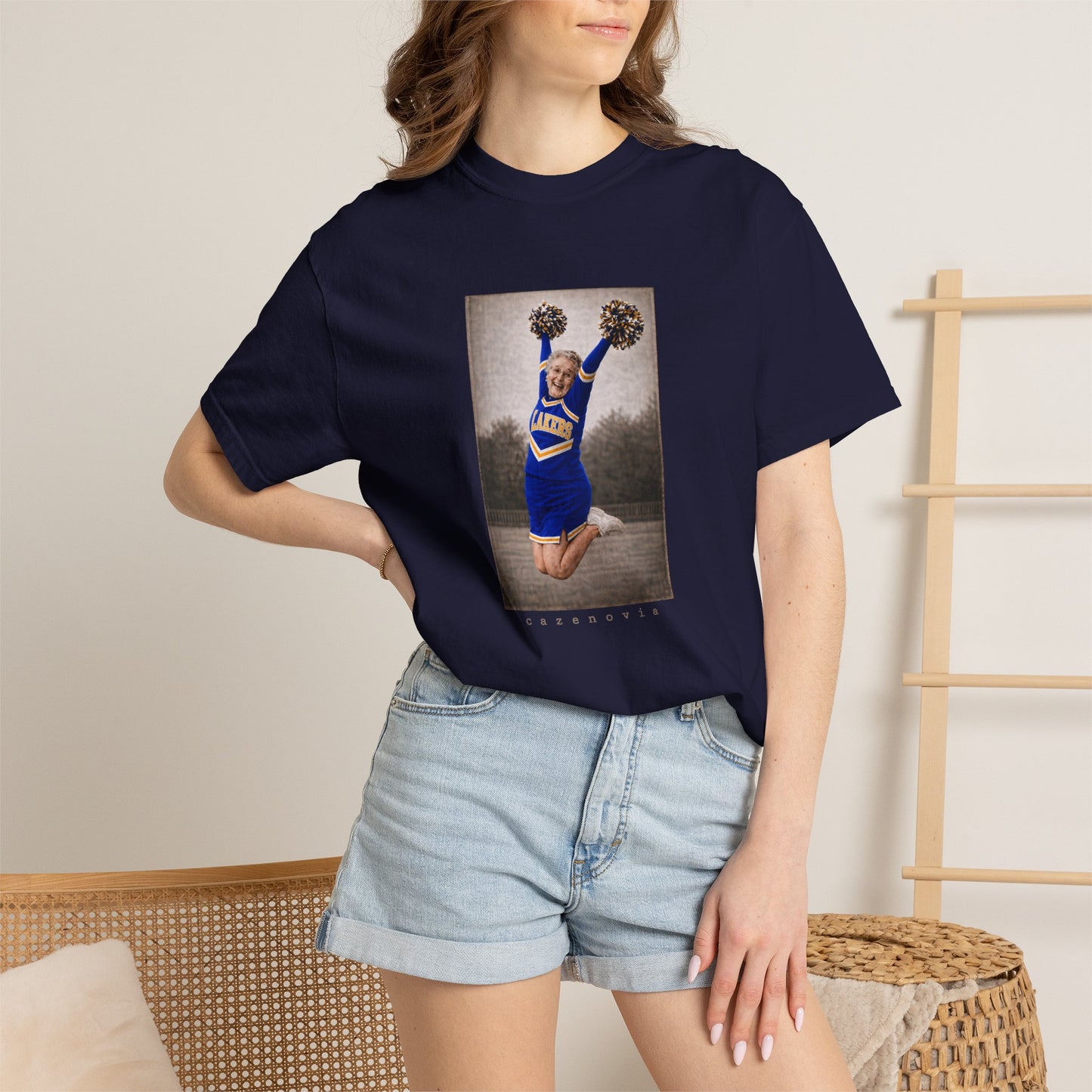 Cazenovia Cheerleader T - Comfort Colors Brand