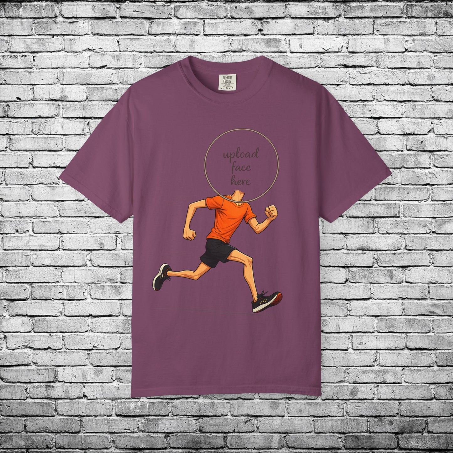 Custom Activity - Runner Caricature T - Comfort Colors Brand