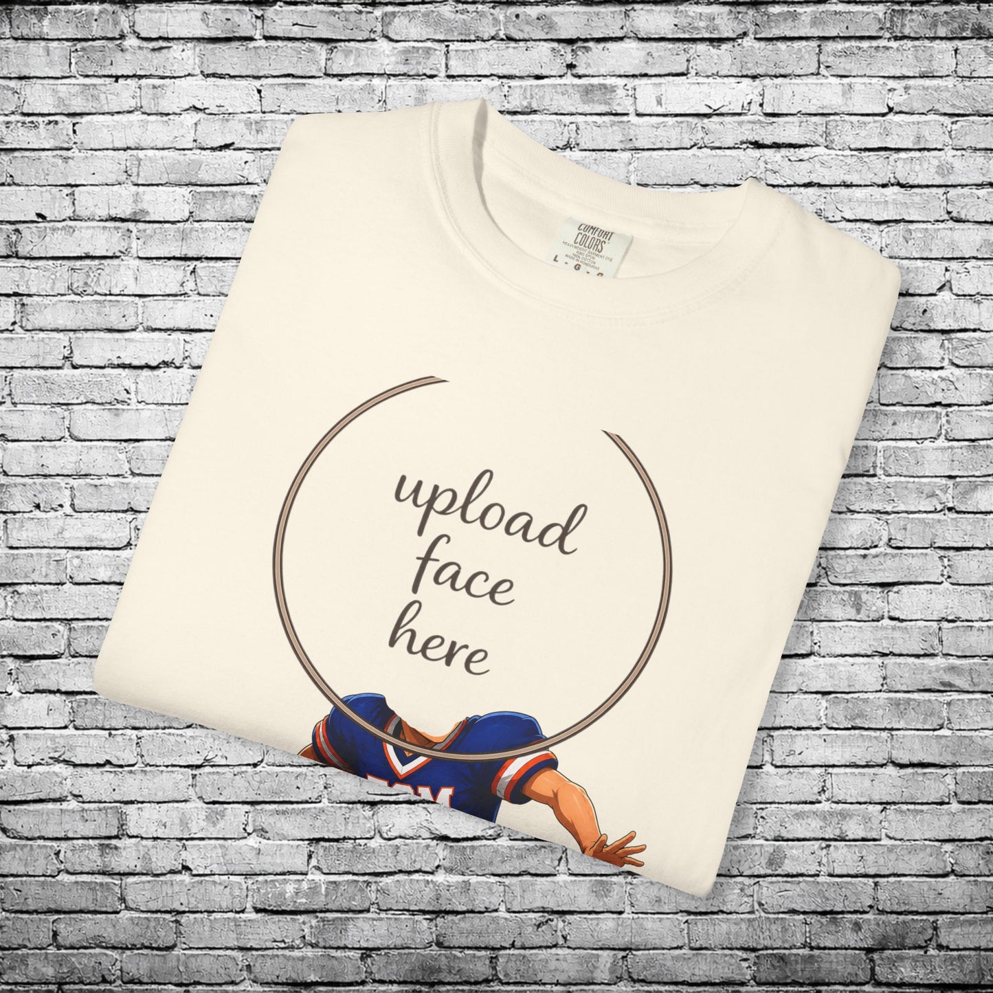 ESM Football Custom Caricature T - Comfort Colors Brand