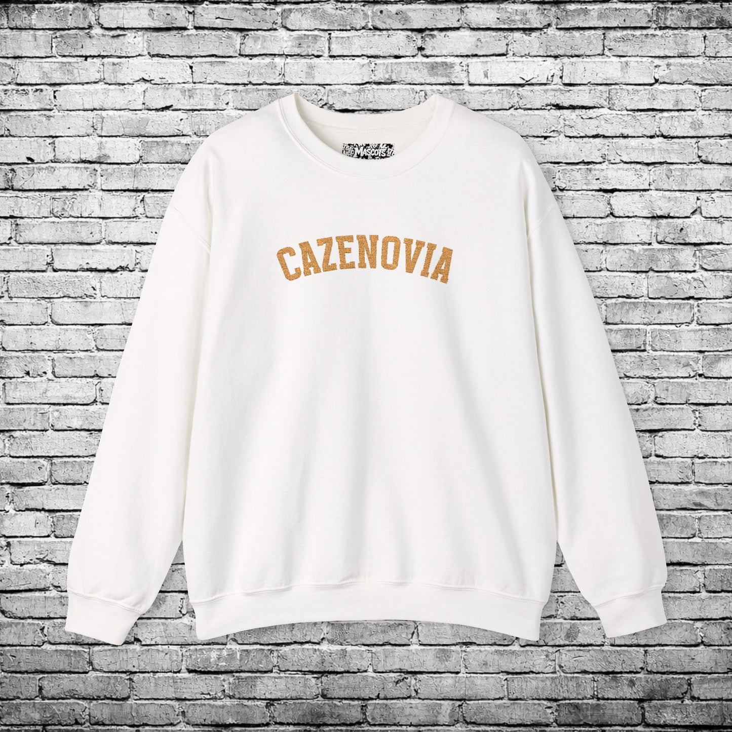 Cazenovia Gold Embroidered Sweatshirt