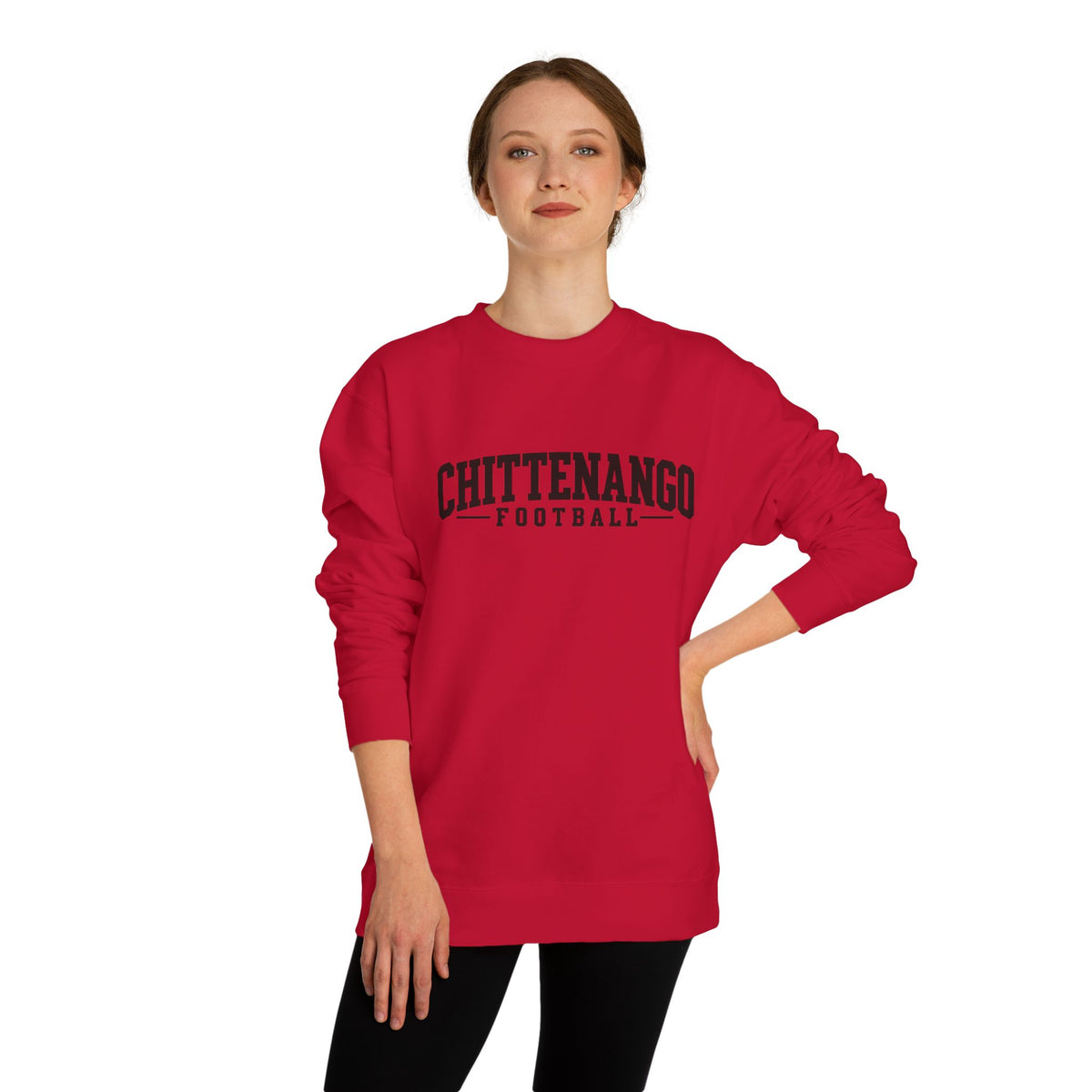 Custom Chittenango Football Personalized Last Name & Number Sweatshirt - Independent Trading Co. Brand
