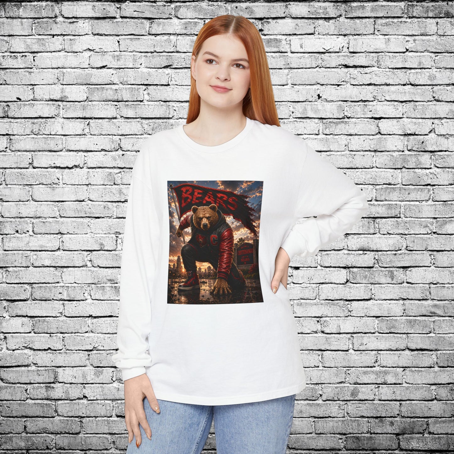 Chittenango Super Hero Long Sleeve T - Comfort Colors