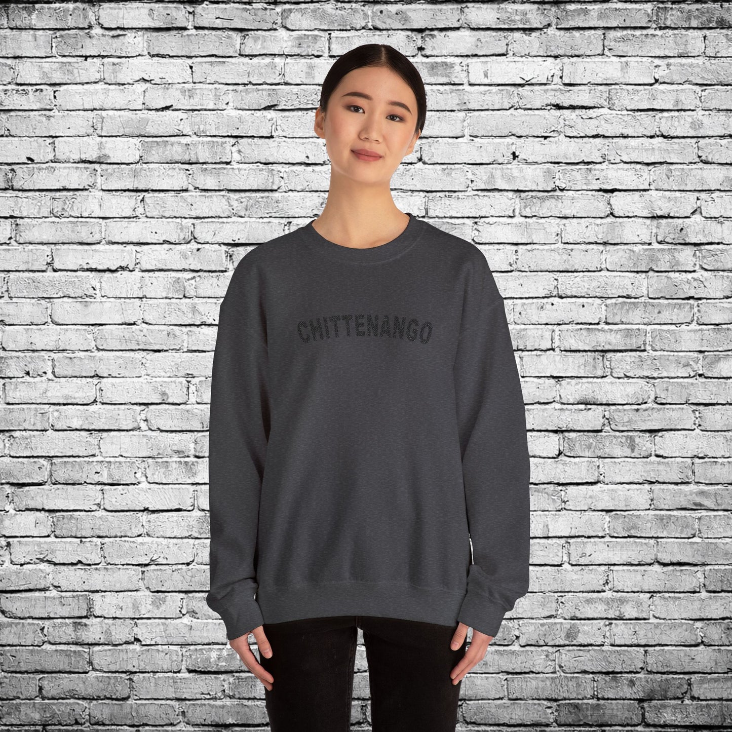 Chittenango Embroidered (Black) Sweatshirt