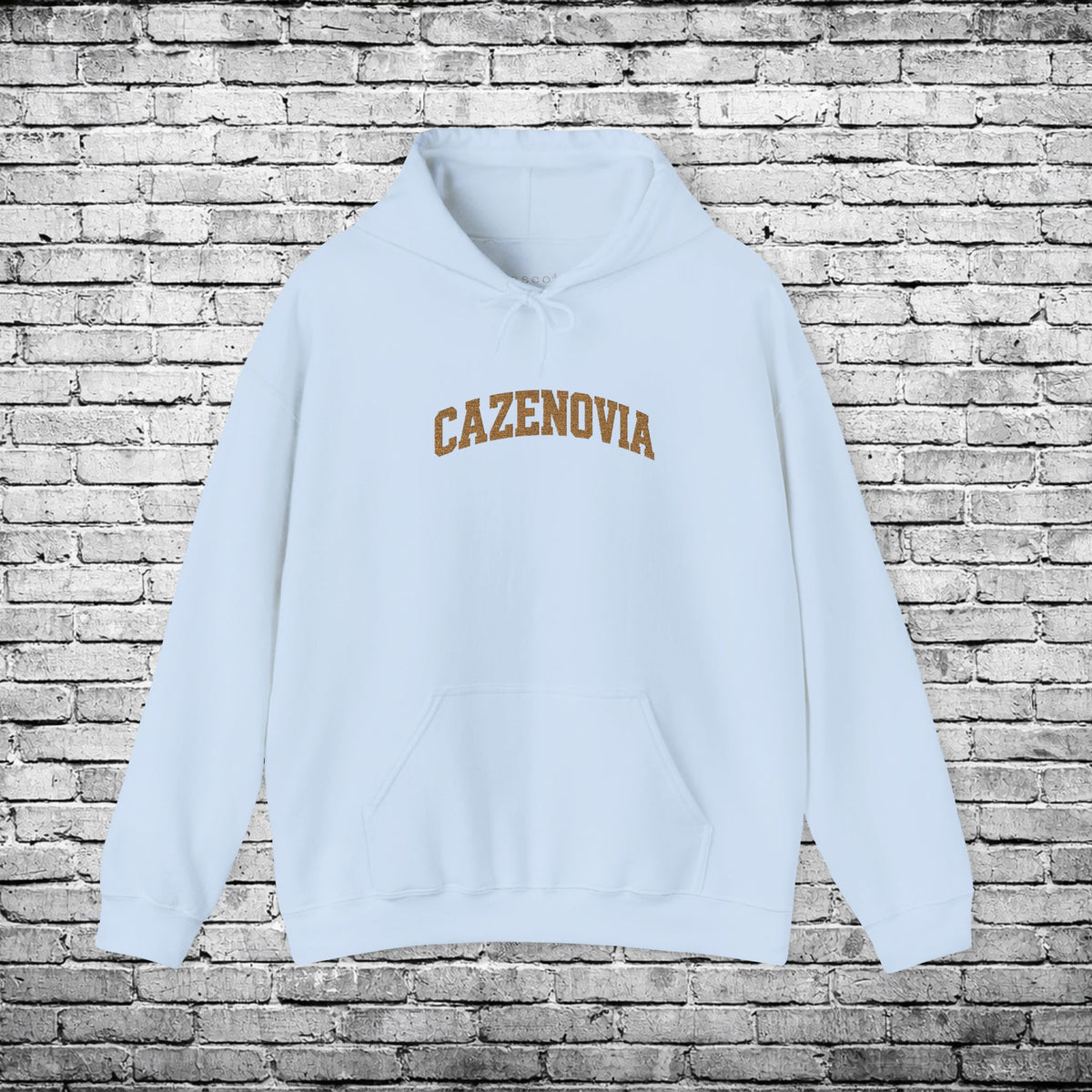 Cazenovia Gold Embroidered Hoodie
