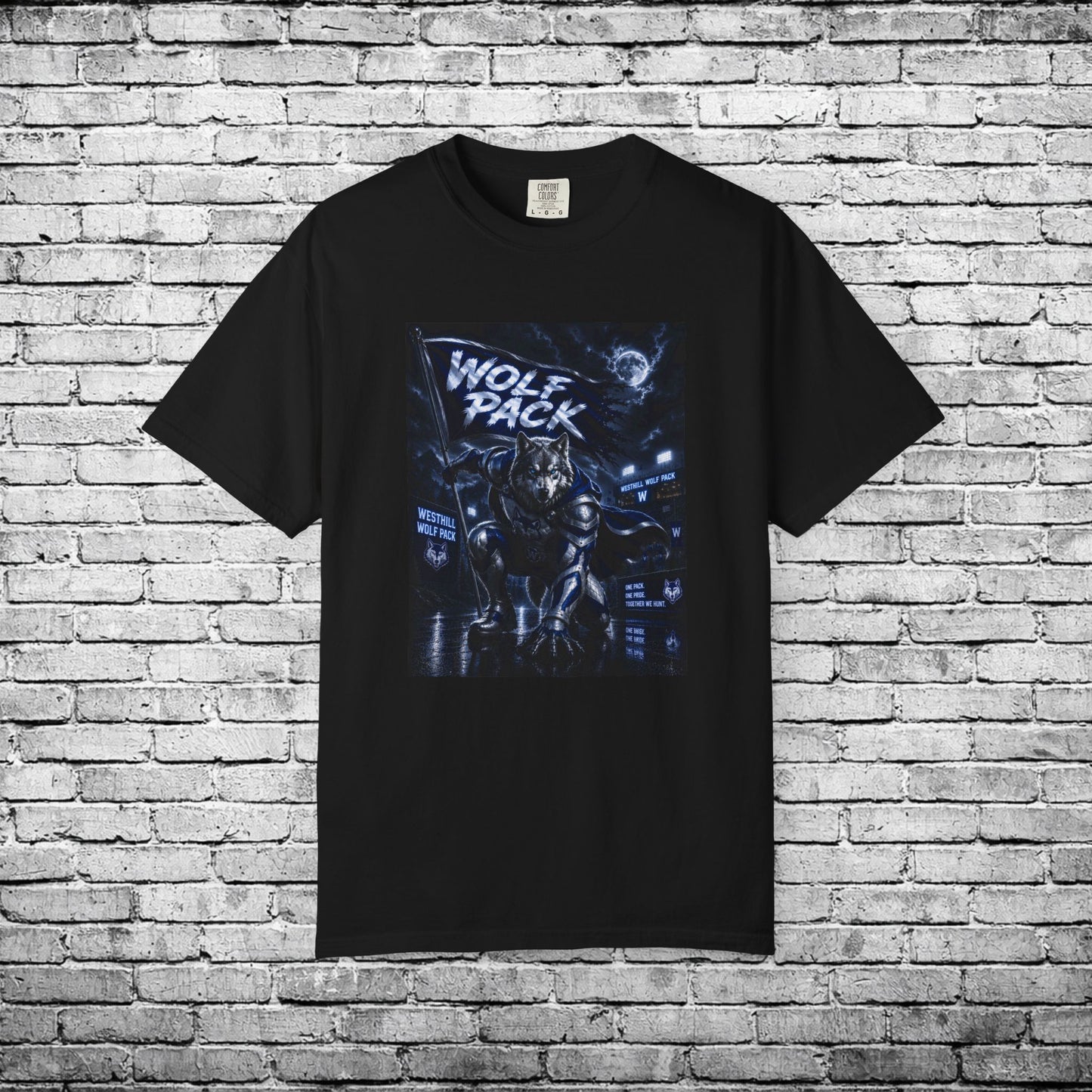 Westhill Wolfpack Superhero T - Comfort Colors Brand