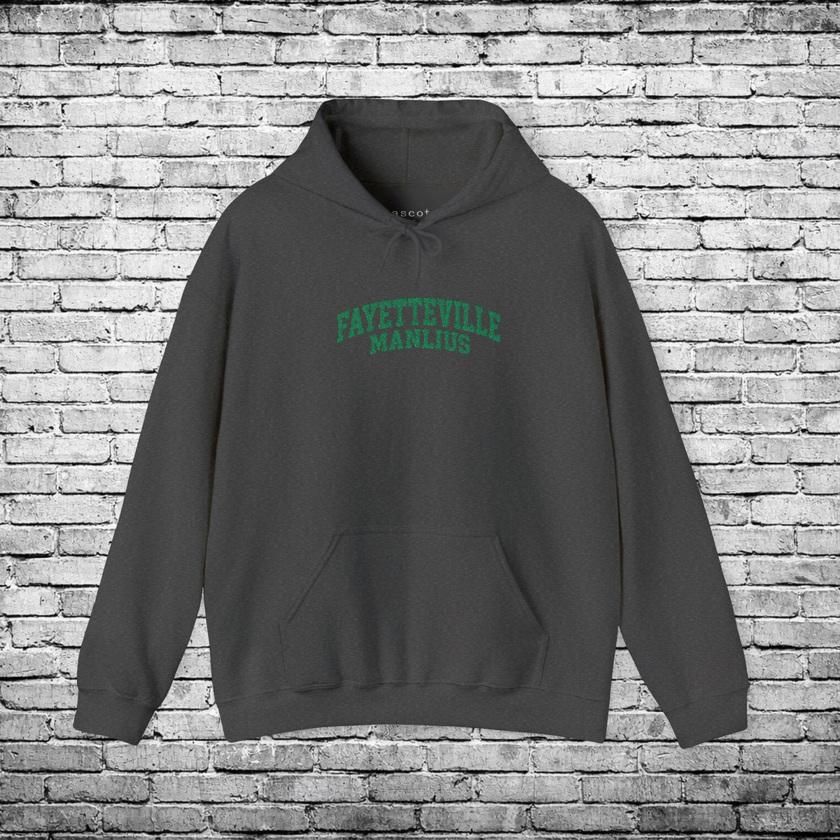 Fayetteville Manlius Green Embroidered Hoodie