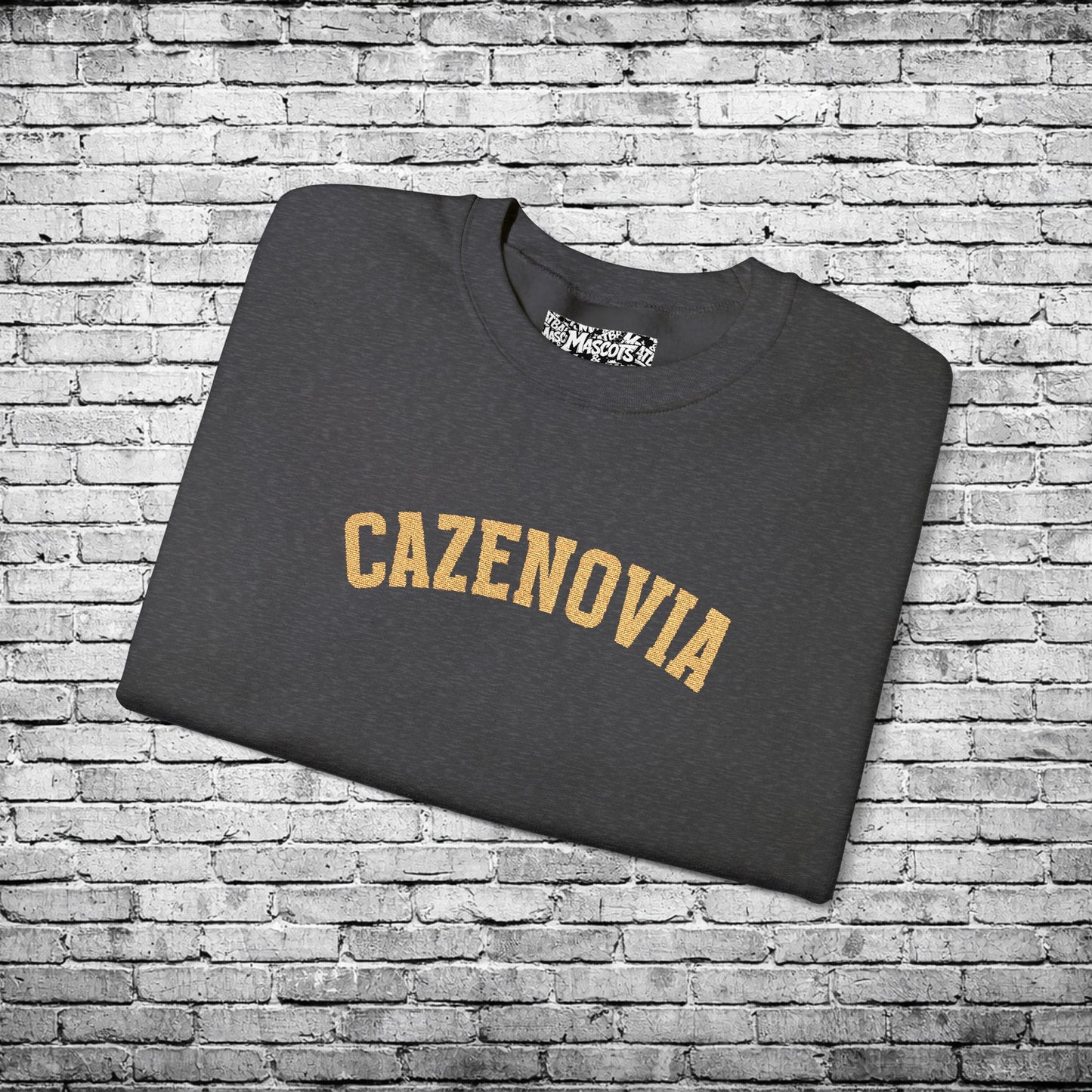 Cazenovia Gold Embroidered Sweatshirt