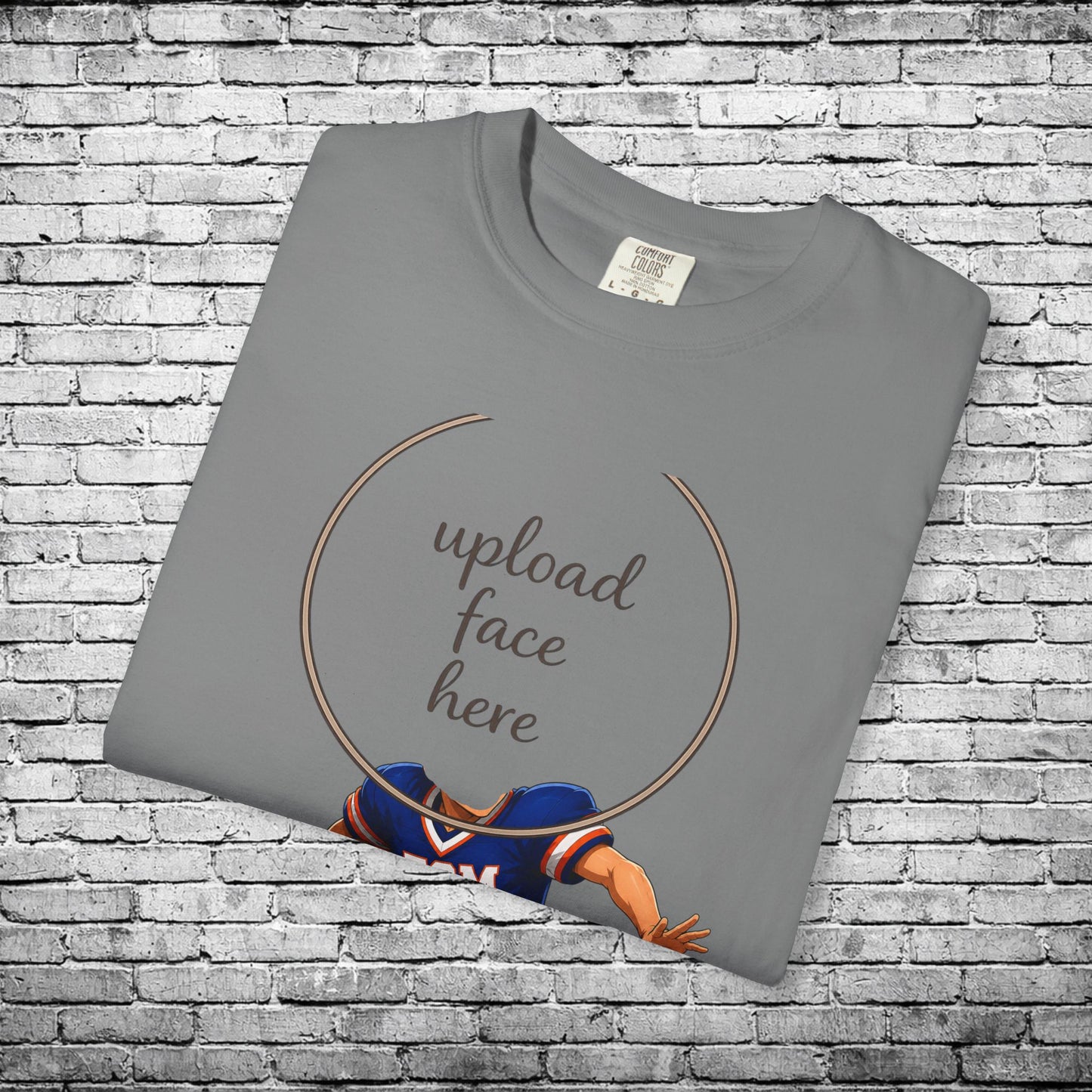 ESM Football Custom Caricature T - Comfort Colors Brand