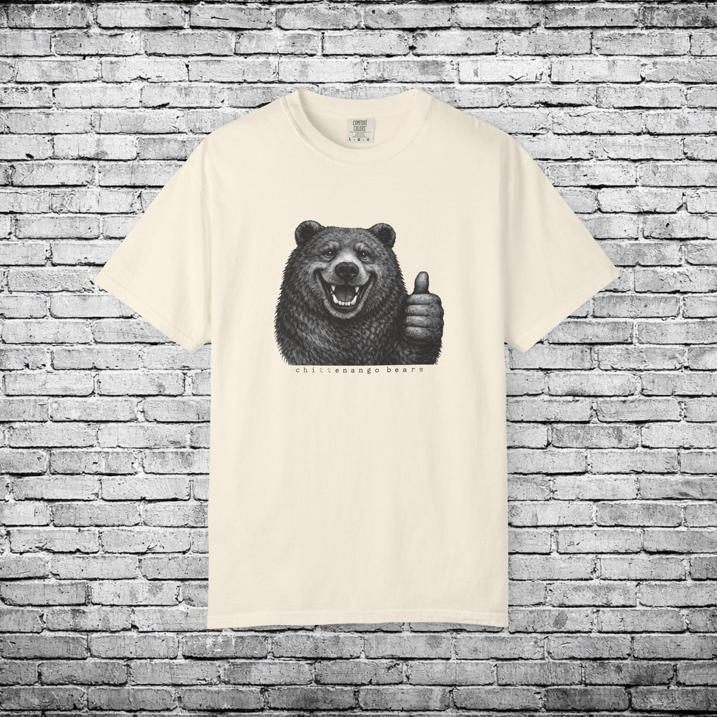 Chittenango Bear Thumbs Up T (Comfort Colors Brand)