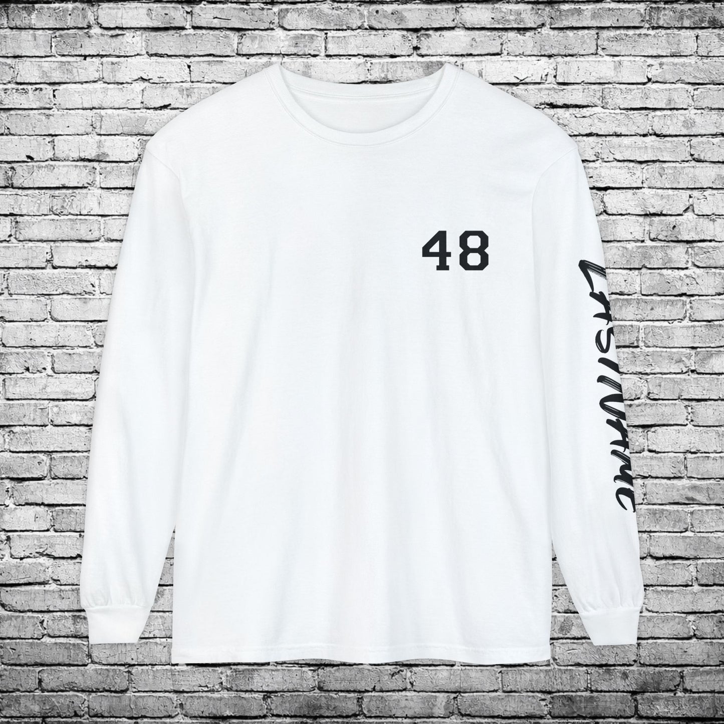 Sports Zone Custom Name and Number Long Sleeve T - Comfort Colors