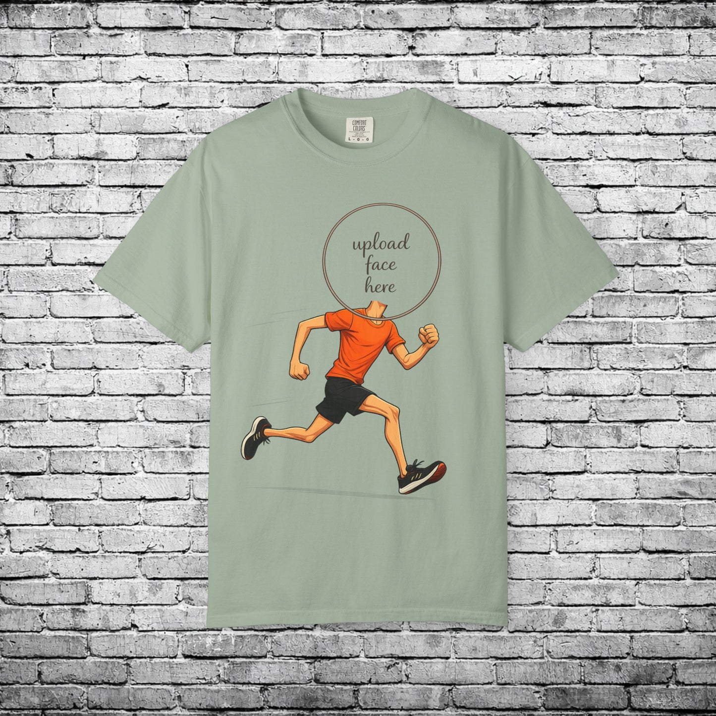 Custom Activity - Runner Caricature T - Comfort Colors Brand