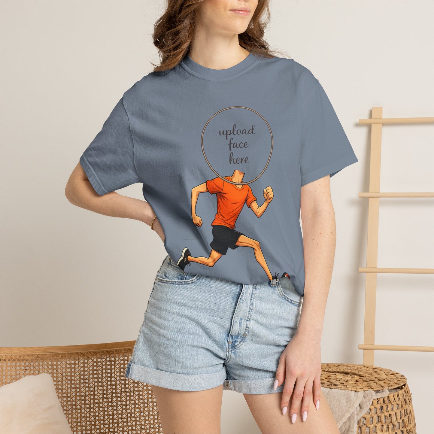 Custom Activity - Runner Caricature T - Comfort Colors Brand