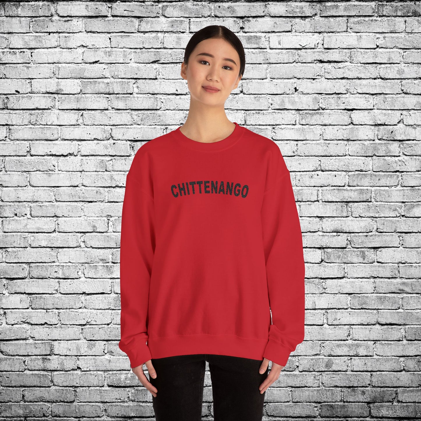 Chittenango Embroidered (Black) Sweatshirt