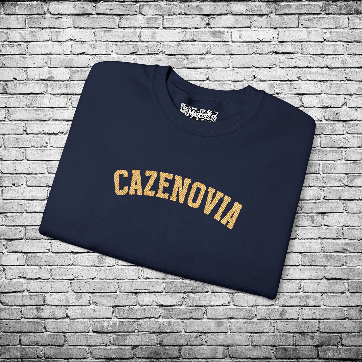 Cazenovia Gold Embroidered Sweatshirt