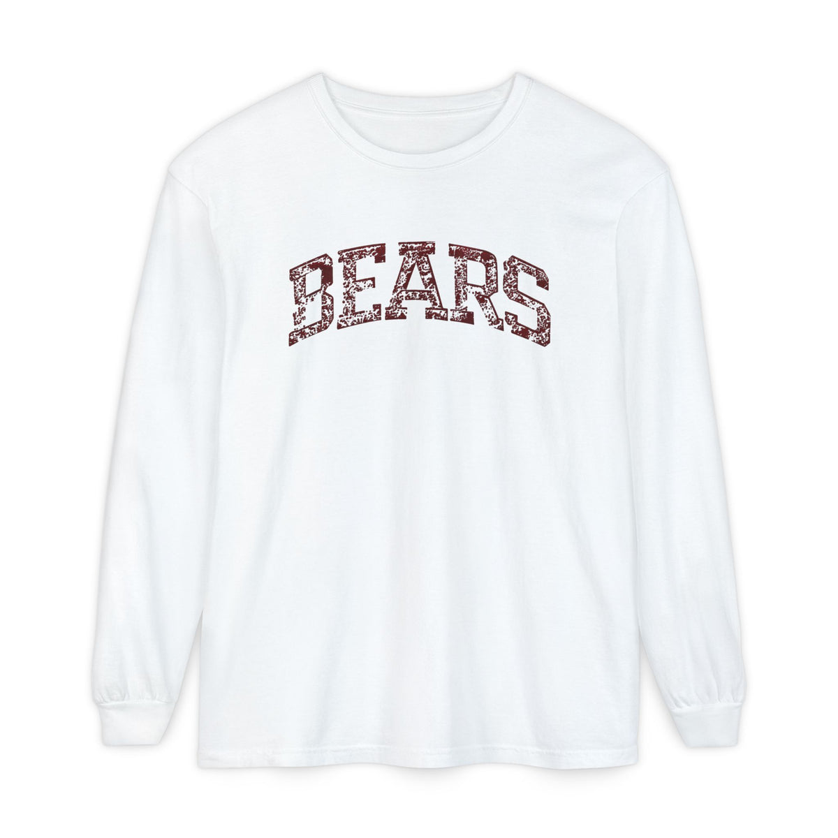 Chittenango Distressed BEARS Long Sleeve T - Comfort Colors