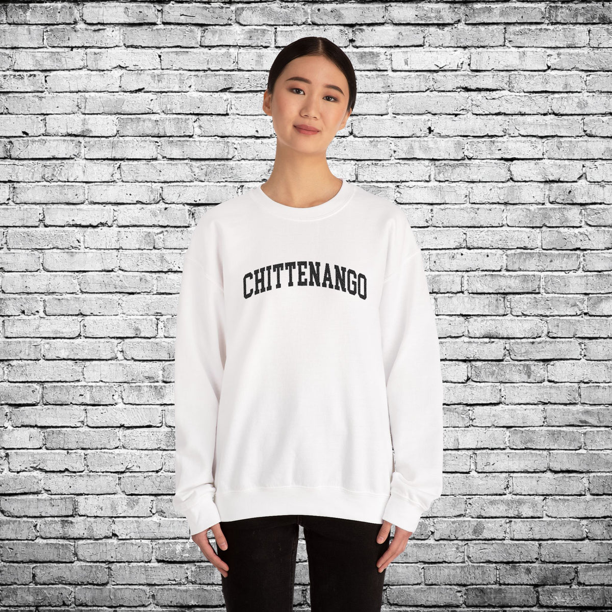 Embroidered Chittenango Crewneck Sweatshirt