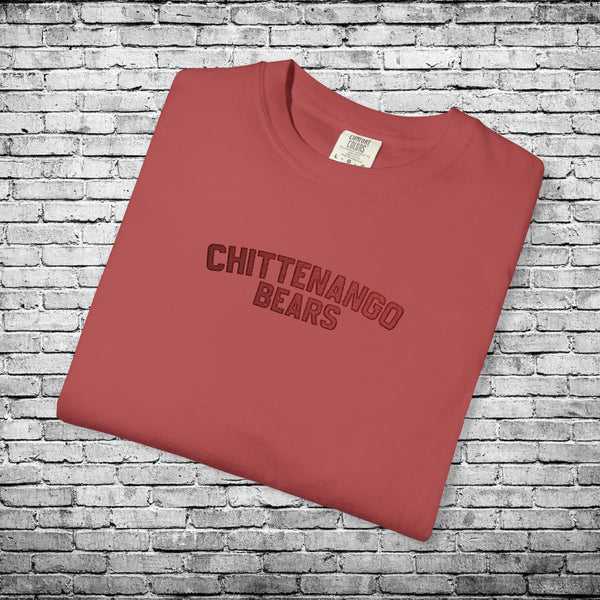 Chittenango Bears Embroidered T - Comfort Colors