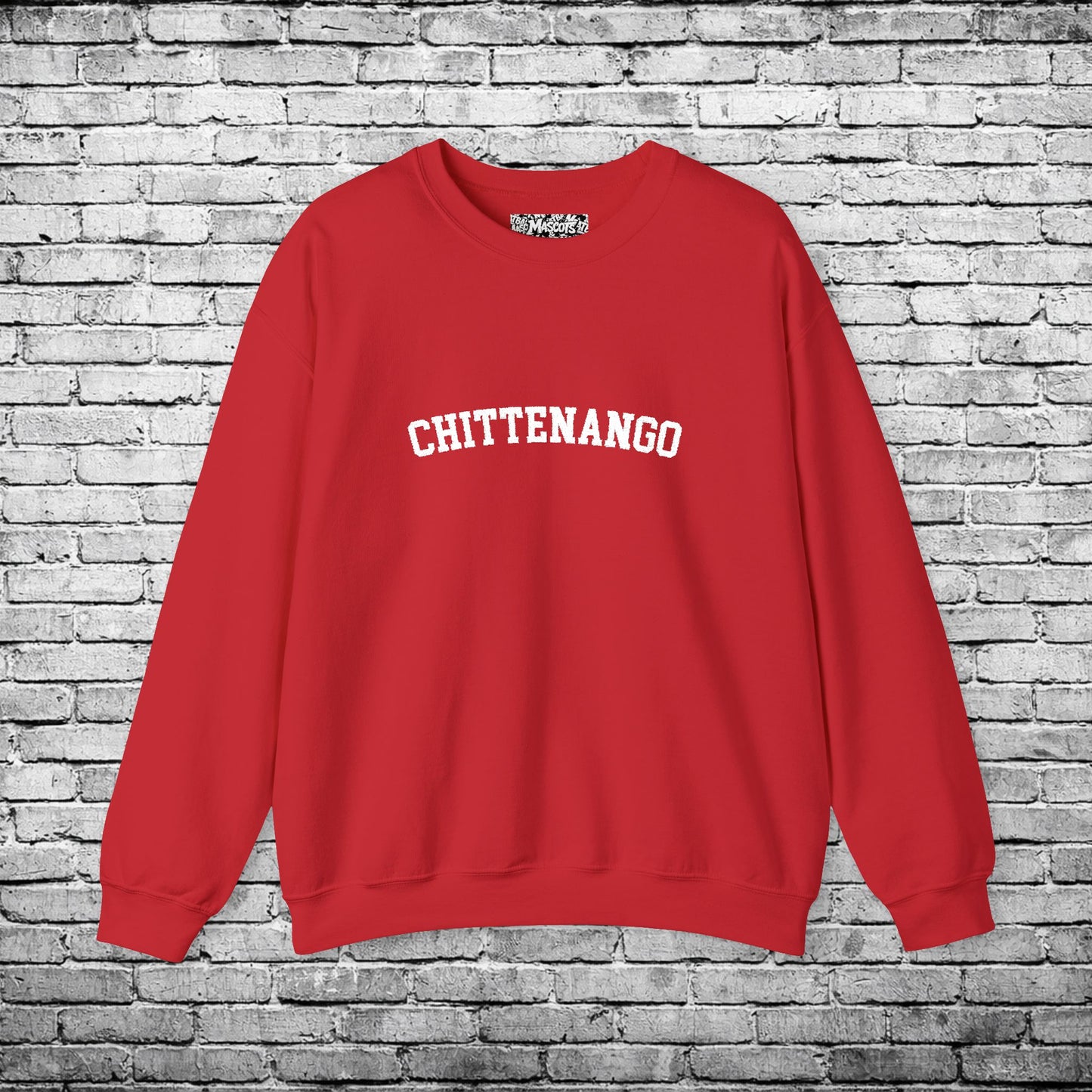 Chittenango White Embroidered Sweatshirt