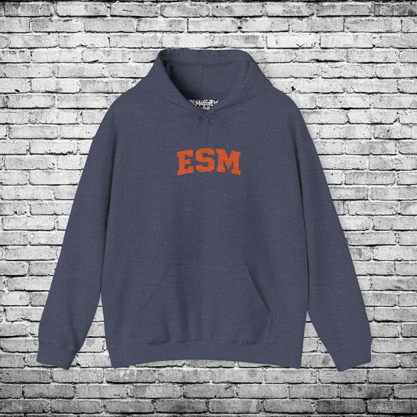 ESM Orange Embroidered Hoodie